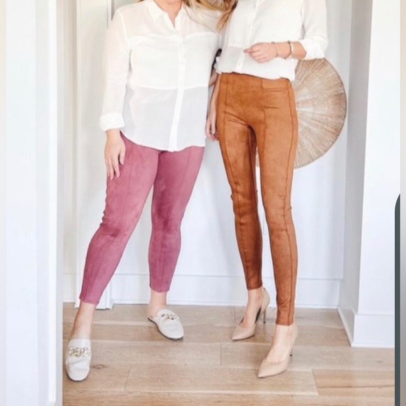 NWT Spanx Suede Leggings - Picture 5 of 7
